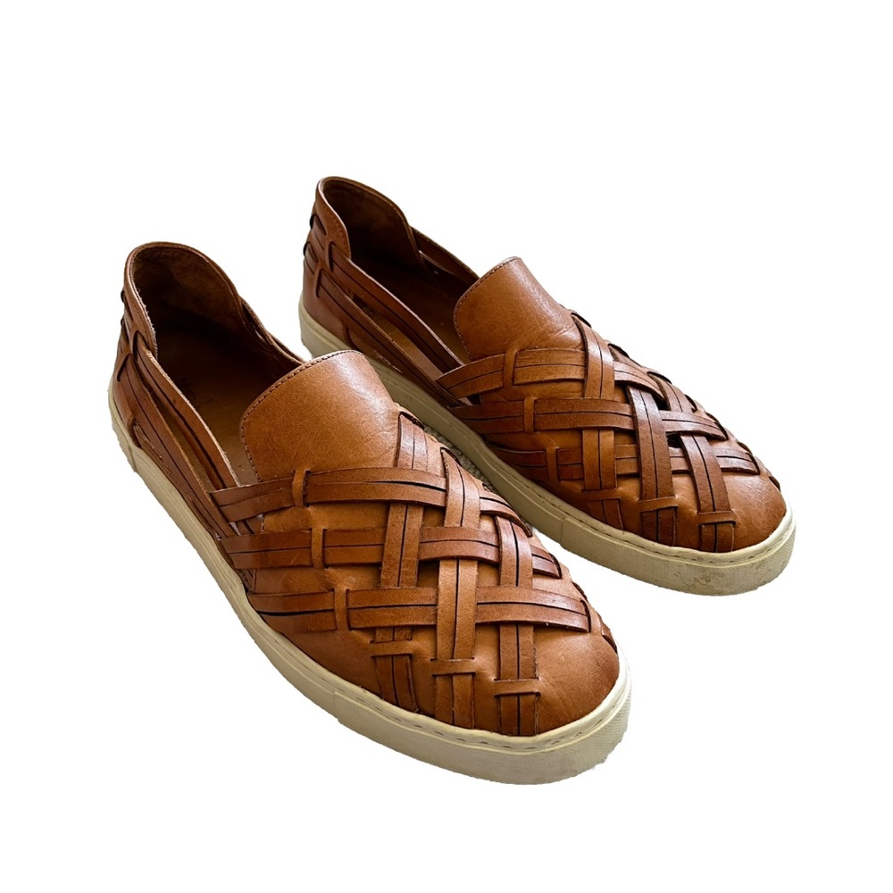 FRYE Leather Slip-On Shoes - Ivy Huarache Size 11M Trendy Stylish Effortless - Picture 8 of 8
